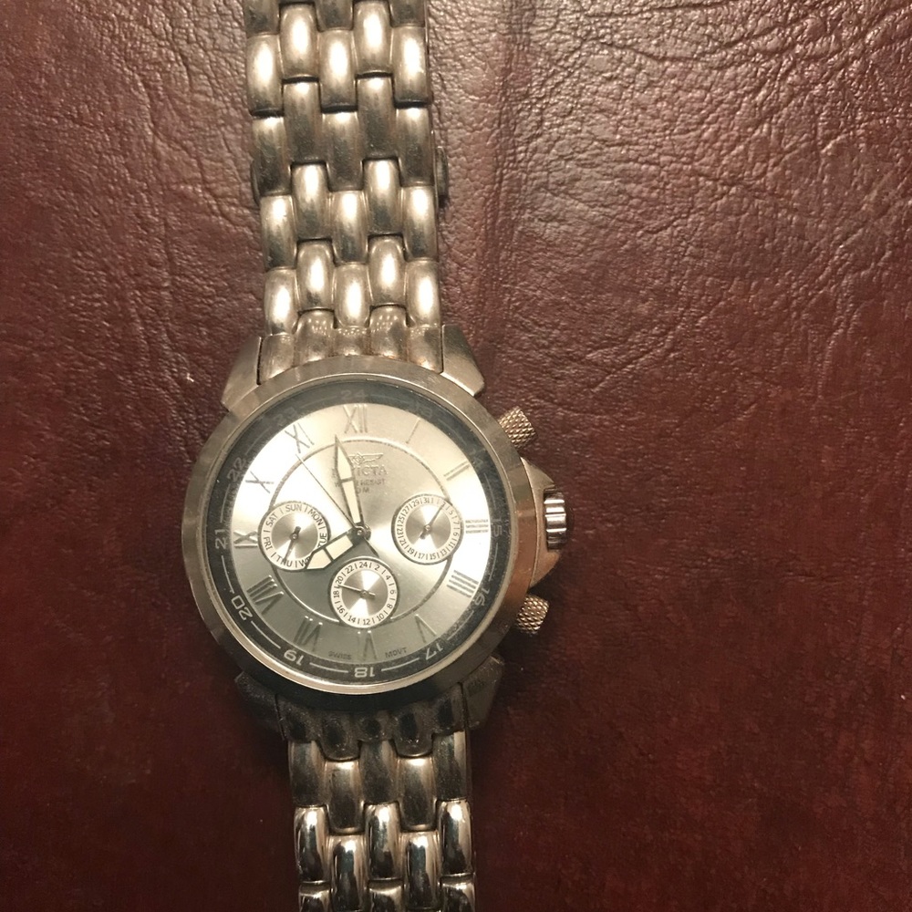 Men’s silver Invicta Watch